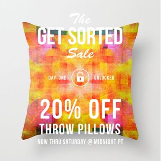 Ends Saturday at Midnight   •  20% Off Throw Pillows   •  Starts at 12:00am PT